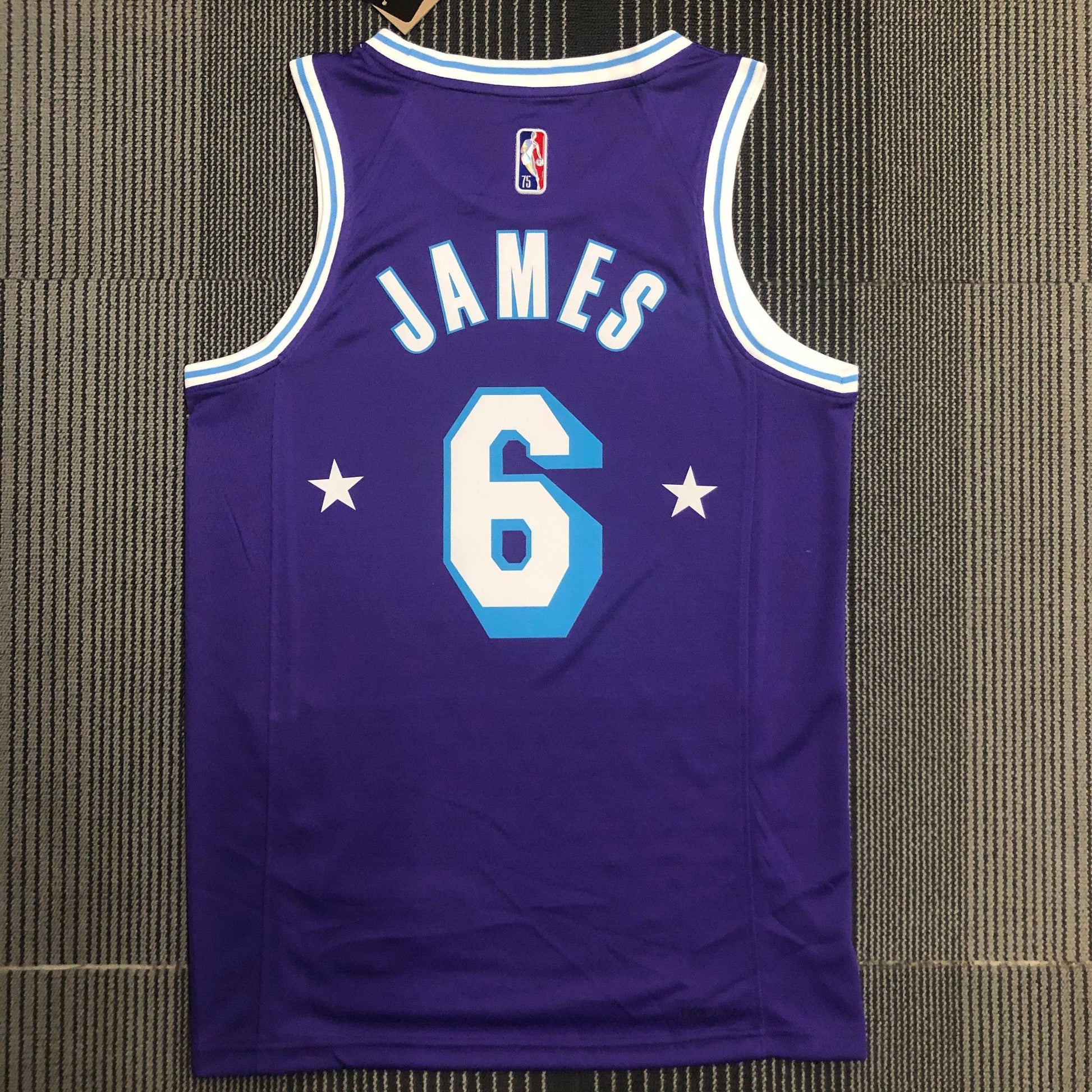Jersey Los Angeles Lakers City Edition Diamante 75th - GOAT STORE