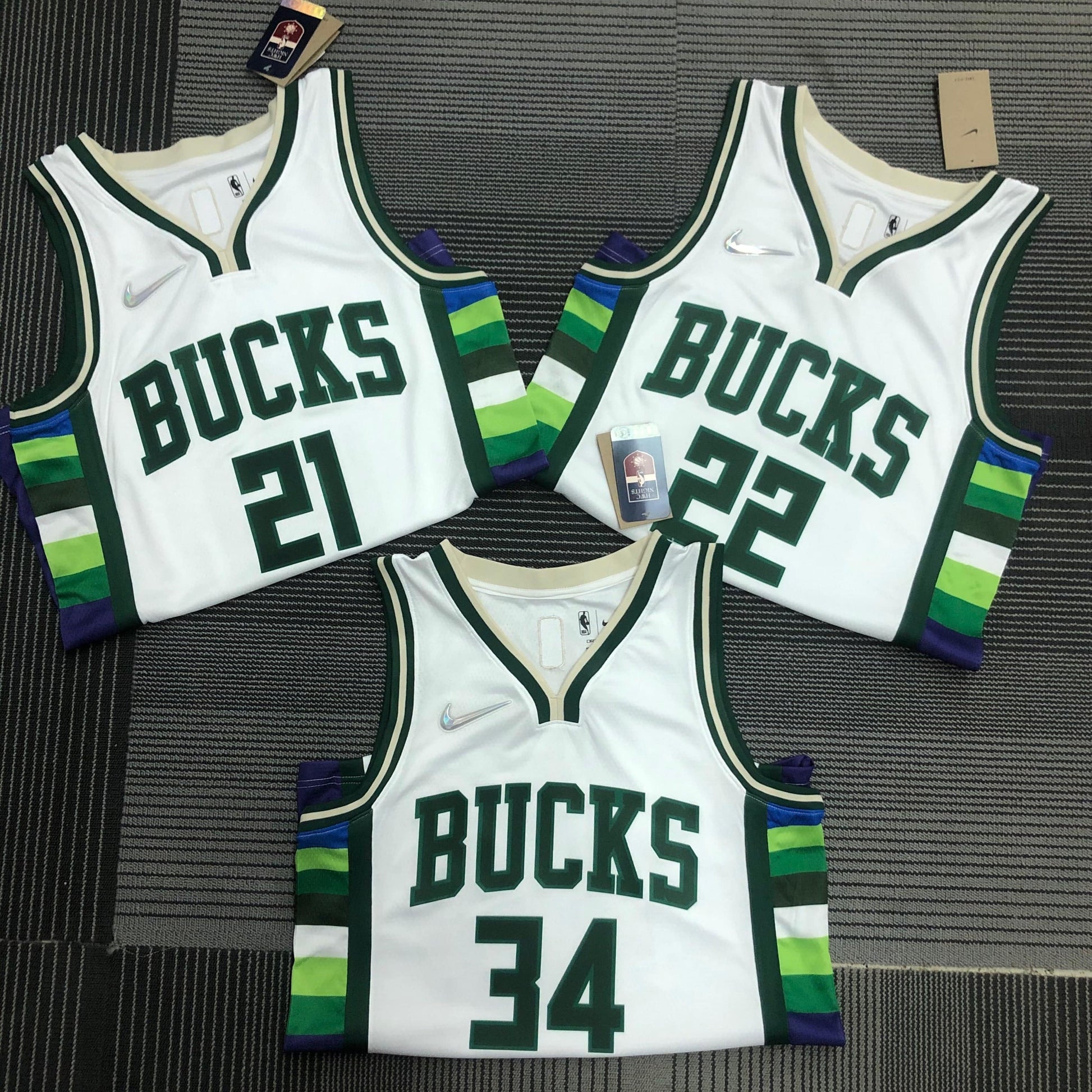 Jersey Milwaukee Bucks City Edition Diamante 75th - GOAT STORE