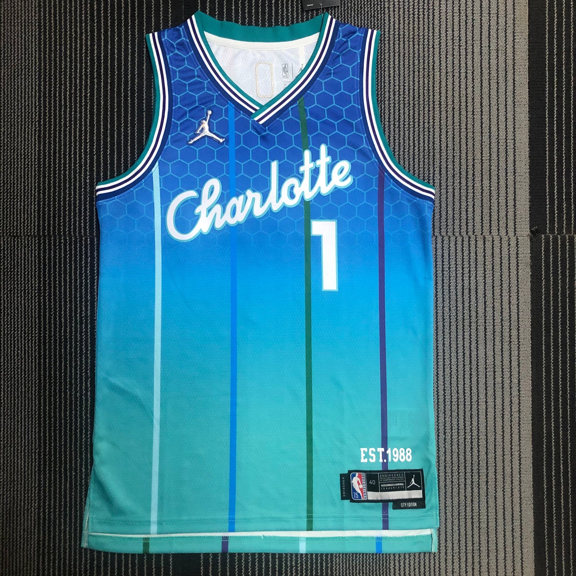 Jersey Charlotte Hornets City Edition Diamante 75th - GOAT STORE