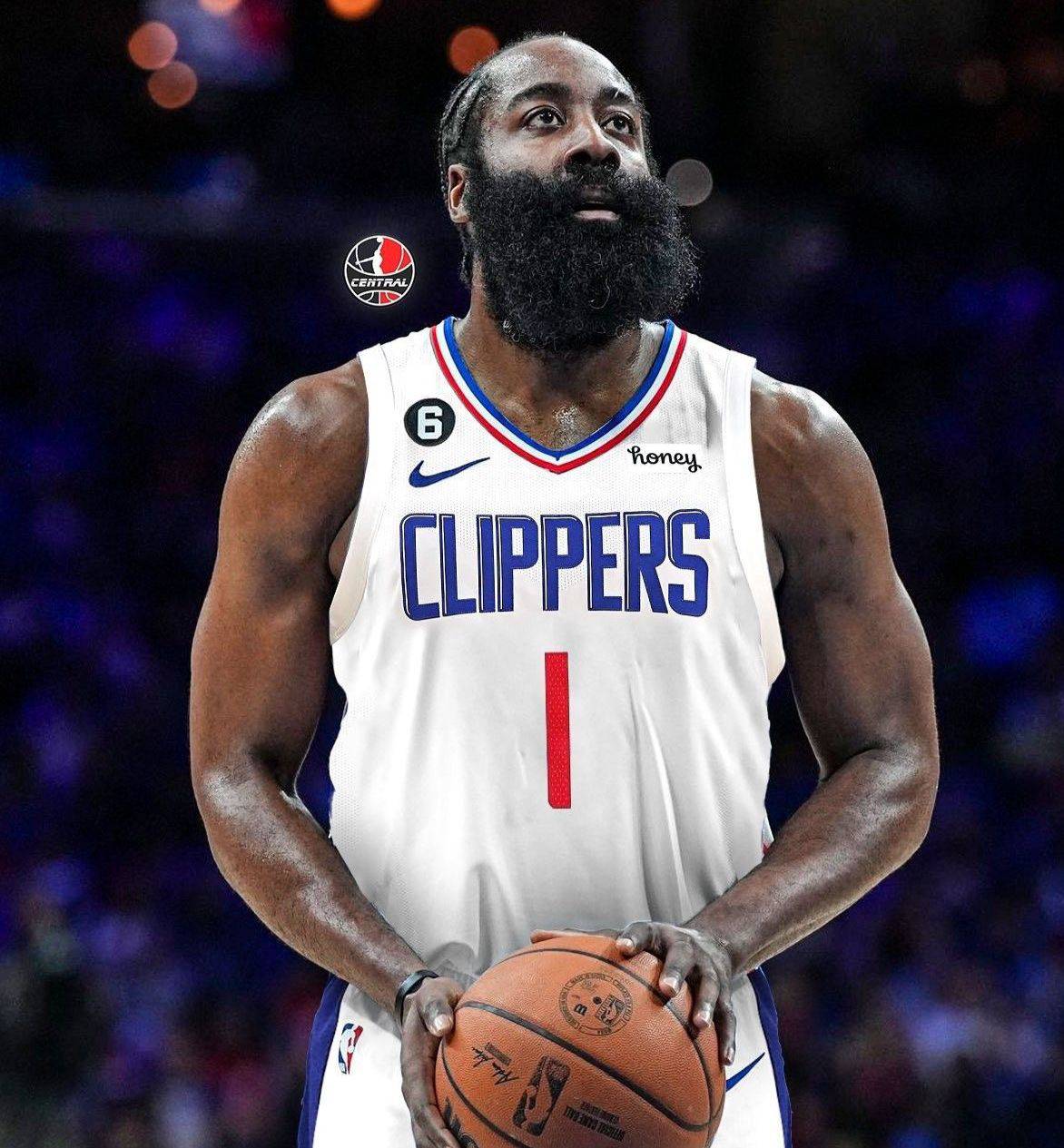 Jersey LA Clippers Nike White - James Harden 1 - GOAT STORE